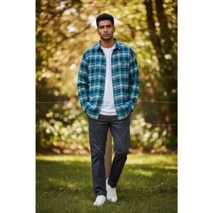 Cotopaxi Mero Heavyweight Flannel Shirt XL Plaid Hiking Organic Cotton